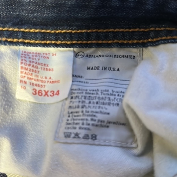 MENS Ag Adriano Goldschmied The Hero Jeans New - Picture 5 of 7